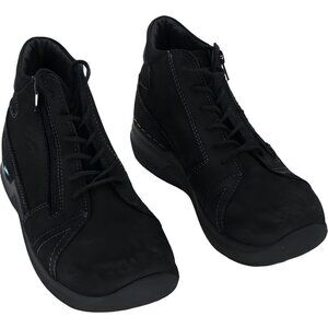 Wolky Women's Why Sneaker Bootie Black Zipper EU 38